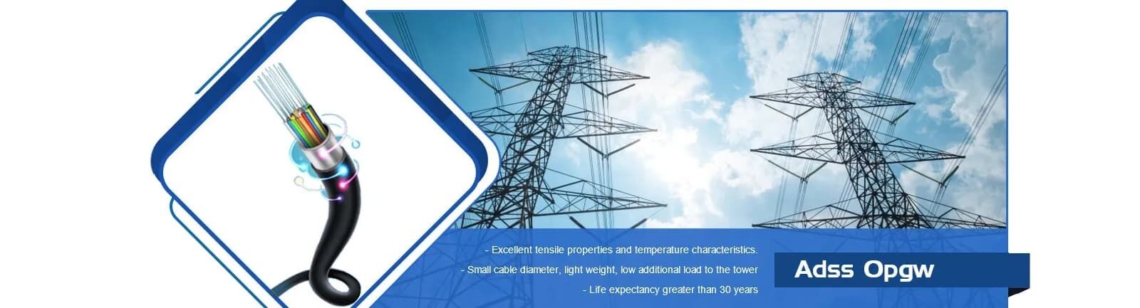 کابل فیبر نوری OPGW