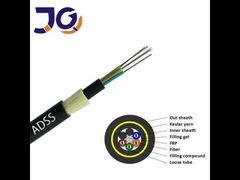 All Dielectric Self-supporting (ADSS) Double Sheath Span 50-400m 4-288 Cores Fiber Optic Cable