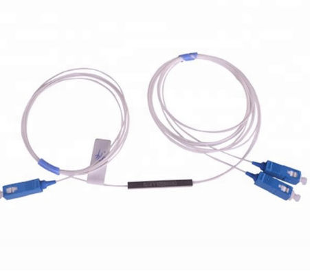 FTTH SC APC Connector 1x2 1x8 Fiber Optic PLC Splitter