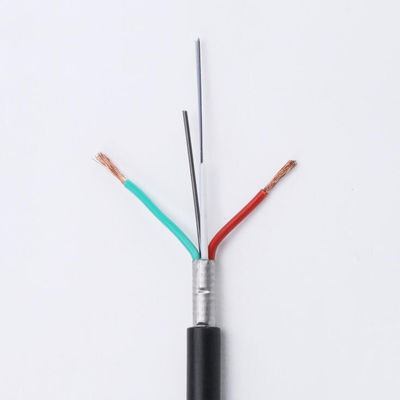 2 Copper Power Wires 12 Core OPLC  Hybrid Optical Fiber Cable