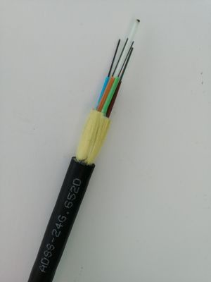 Outdoor Stranded 100m Span ADSS Fiber Optic Cable