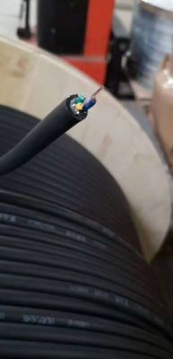 Custom Outdoor Photoelectric Optical fibre Composite cable 8 core +2 x 1.0 electrical copper wire power cable