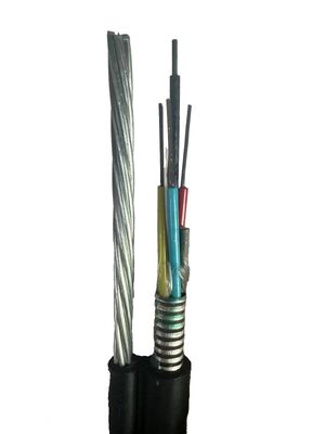 کیفیت  Wholesale Aerial Figure Fig8 Fiber Optic Cable Outdoor Armored  12 24 Core G652D GYTC8S کارخانه