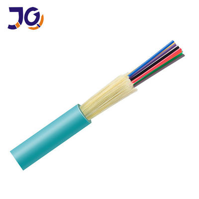 کیفیت  GJFJV10 24 Core Multimode Indoor Fiber Optic Cable OM1 OM2 OM3 LSZH Gigabit Network کارخانه