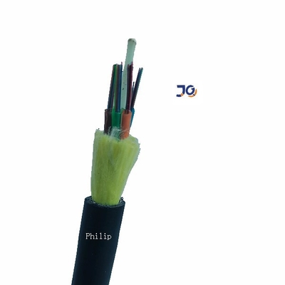 کابل فیبر نوری تک حالته ADSS با پوشش HDPE با نخ