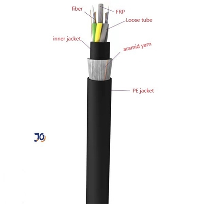 ژاکت HDPE در فضای باز تمام دیالتریک خود - کابل فیبر نوری تک حالته ADSS