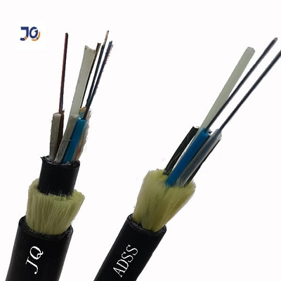 کابل فیبر نوری HDPE 12/24/48/96 Core ADSS با نخ آرامید