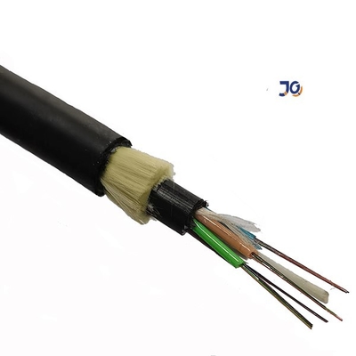 12 هسته ای در فضای باز تک حالت SM 9/125 G652D ADSS 12 کابل فیبر نوری ADSS