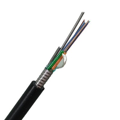 کابل فیبر نوری زره ​​پوش GYTS 24/48 Cores Single Mode Outdoor Duct