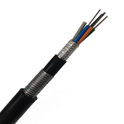 کابل فیبر نوری زیرزمینی مستقیم دفن شده Gyta53 Armored G652d 24 Core Fiber Optic Cable