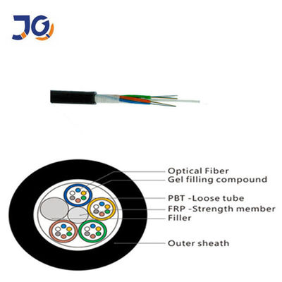 Fiber Optic G652D 24 48 96 Core Optical Cable GYFTY Underground Pipe Fiber Optic Cable