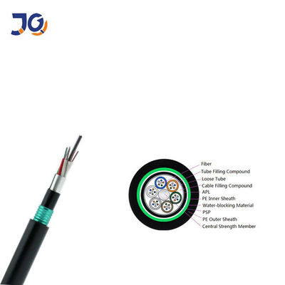 بازدارنده آتش LSZH GYZTA53 HDPE GYTA53 کابل فیبر نوری مستقیم زیرزمینی 4 8 12 24 48 96 هسته