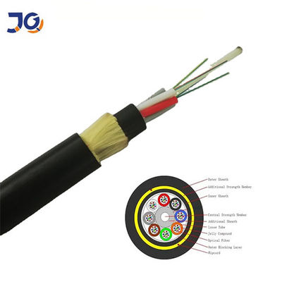 دهانه 100/200/400 متر ADSS 12/24/48/96 Cores G652D آنتن خارجی خود پشتیبانی کابل فیبر نوری ADSS