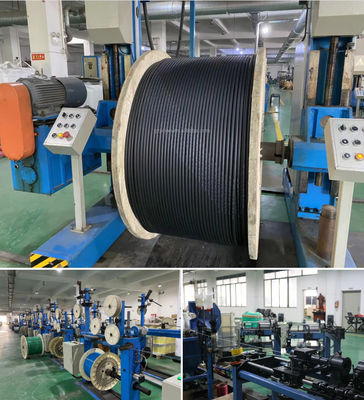 12 24 48 96 144 هسته مستقیم دفن شده GYXTW53 پوشش دوگانه دوپوش دوپوش کابل فیبر نوری