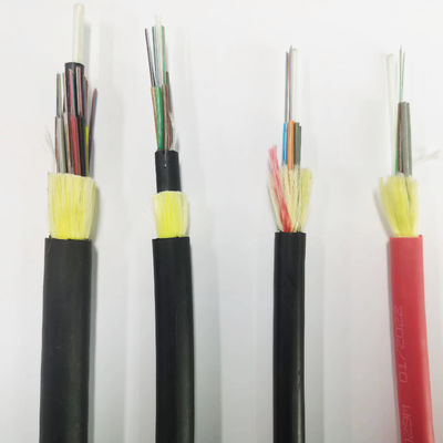کابل فیبر نوری بیرونی G652d فیبر نوری تک حالت adss span50 tkf 12 24 48 72 96 144 288
