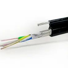 قرار دادن فضای بیرونی شکل 8 ساختار 24 هسته کابل های فیبر نوری GYTC8A