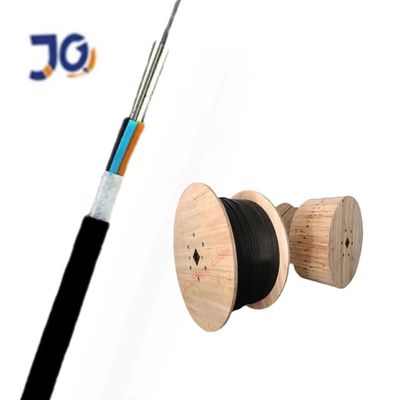 4/6/8/12/24 هسته فیبر نوری تک حالت چند حالت GYTY رشته ای لوله گشاده سیم فولادی استحکام عضو