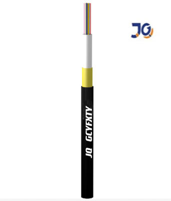 4 6 8 12 24 هسته تک حالت میکروکابل واحد لوله کابل فیبر نوری هوایی GCYFXTY