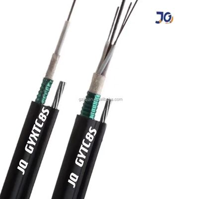 2- 144 هسته تک حالت کابلهای نوری بیرونی زرهی GYXTC8S/GYTC8S هوائی خودپذیر شکل 8 ساختار