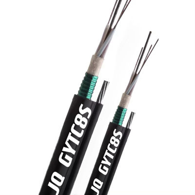 2- 144 هسته تک حالت کابلهای نوری بیرونی زرهی GYXTC8S/GYTC8S هوائی خودپذیر شکل 8 ساختار