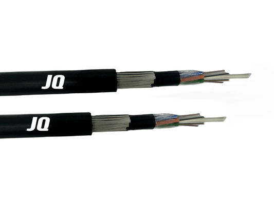 ضد شعله ضد موش GYFTZY63 کابل فیبر نوری مستقیم دفن شده نخ شیشه ای با کیفیت بالا با FRP