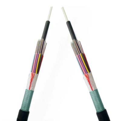 PSP زره دار در فضای باز تمام خشک فیبر نوری کابل GYFS زره دار با نوار فولادی یا FRP