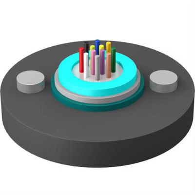 4 6 8 12 24 هسته GYXTZW Unitube کابل ضد شعله کابل فیبر نوری بیرونی تک حالت LSZH جاکت