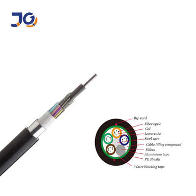 تولید کننده کابل فیبر نوری GYTS GYFTS G652D Fiber Outdoor armored Fiber Cable 96 core