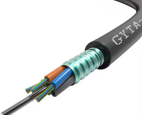 48 72 96 144 288 کابل فیبر نوری گیتا گیتس کابل ارتباطی دفن شده