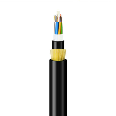 48 هسته تمام دیالکتریک خودپذیر کابل هوایی ADSS Span 100m 200m Fiber Optic Fiber Optic Kabler