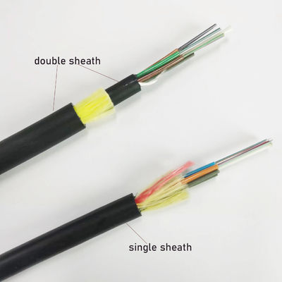 72 هسته 96 هیلس ADSS Cable de fibra optica لیستی از قیمت های کابل فیبر نوری