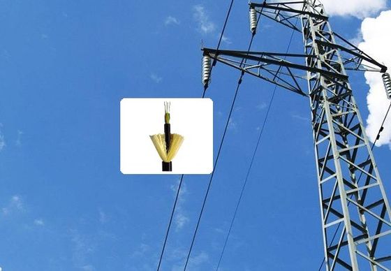 72 هسته 96 هیلس ADSS Cable de fibra optica لیستی از قیمت های کابل فیبر نوری