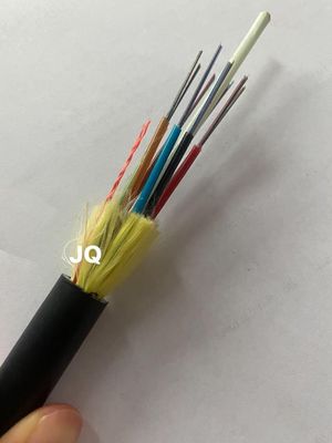 قیمت کارخانه تمام دی الکتریک خودپذیر 12 24 48 هسته ADSS کابل فیبر نوری تک ژاکت
