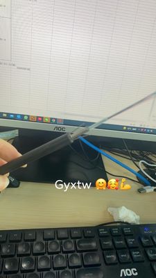 GYXTW سفارشی زرهی 2 4 6 8 12 24 هسته کابل فیبر نوری تک حالت 6mm 7mm 8mm با پیام رسان
