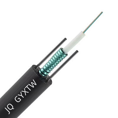 12 هسته GYXTW درب SM کابل فیبر نوری یونیتوب زره دار با نوار فولادی 6mm 7mm 8mm کابل فیبر نوری