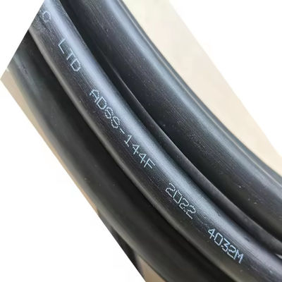 OEM عرضه کارخانه 144 هسته ADSS درب درب کابل فیبر نوری هوایی 1KM 2KM 3KM قیمت