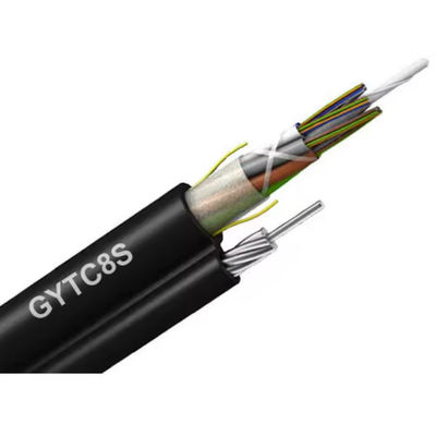 96 هسته هوائی خودپذیر شکل 8 ساختار GYTC8S با سیم پیام رسان کابل فیبر نوری قیمت