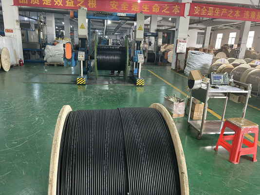 کابل فیبر نوری تک حالت G652D 24 48 هسته ی مستقیم خاکسپاری