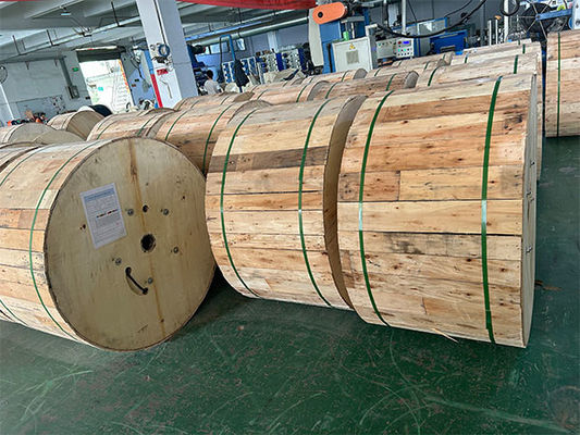 شکل 8 کابل فیبر نوری 24 48 کابل فیبر نوری هسته ای OFC 96 کابل فیبر هوایی هسته ای