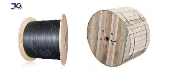 کابل مخابراتی بیرونی 72 هسته ای هوائی کاملاً دی الکتریک خودپذیر ADSS G652D کابل فیبر نوری