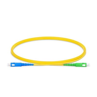 سیم پیچ فیبر نوری 3.0mm LSZH SC/APC a SC/UPC 1m 2m 3m سیم پیچ