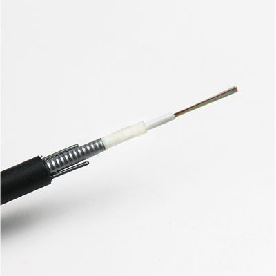 SM کابل فیبر نوری بیرونی تک حالت GYXTW53 GYXTW کابل فیبر نوری چند حالت OM3 12 هسته ای