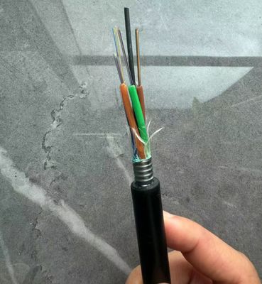 PSP انعطاف پذیری 24Cores Outdoor GYTS G652D کابل فیبر نوری برای هوا