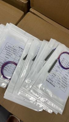 FTTH مینی لوله فولادی جدا کننده PLC برهنه 1x2 1x4 1x8 1x16 جدا کننده فیبر نوری
