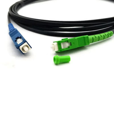 کابل پچ فیبر نوری FTTH داخلی/خارجی با کانکتورهای SC/LC/ST-UPC/APC