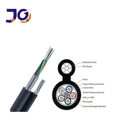 GYTC8S شکل 8 کابل فیبر نوری 24 48 72 96 کابل فیبر نوری هسته ای کابل نوری زره دار