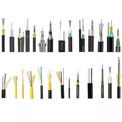 شکل 8 کابل فیبر نوری با نوار آلومینیوم / نوار فولاد طراحی زرهی و خودپذیر برای شرایط سخت آب و هوایی