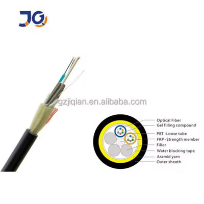 عرضه کننده کابل چین ADSS Single Jacket 48 Core Single یا Multi Mode FRP 1.5mm 100m Span Length Fiber Optic Cable