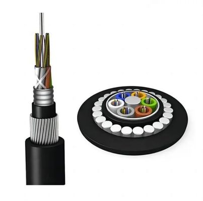 24 48 هسته زیر آب کابل فیبر نوری زرهی GYTA33 GYFTY33 لوله گسسته