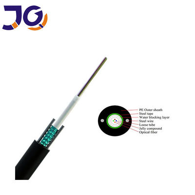 GYFXTS Unitube مرکزی لوله گشاده درب کابلی فیبر نوری کابلی زره دار